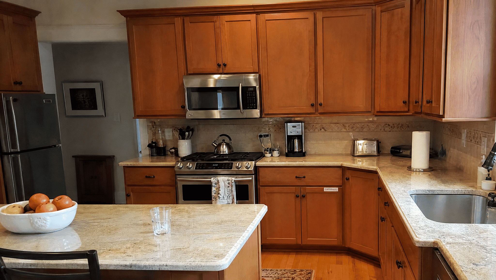 functional kitchen layout with organized storage and workspace showing a practical home renovation improvement