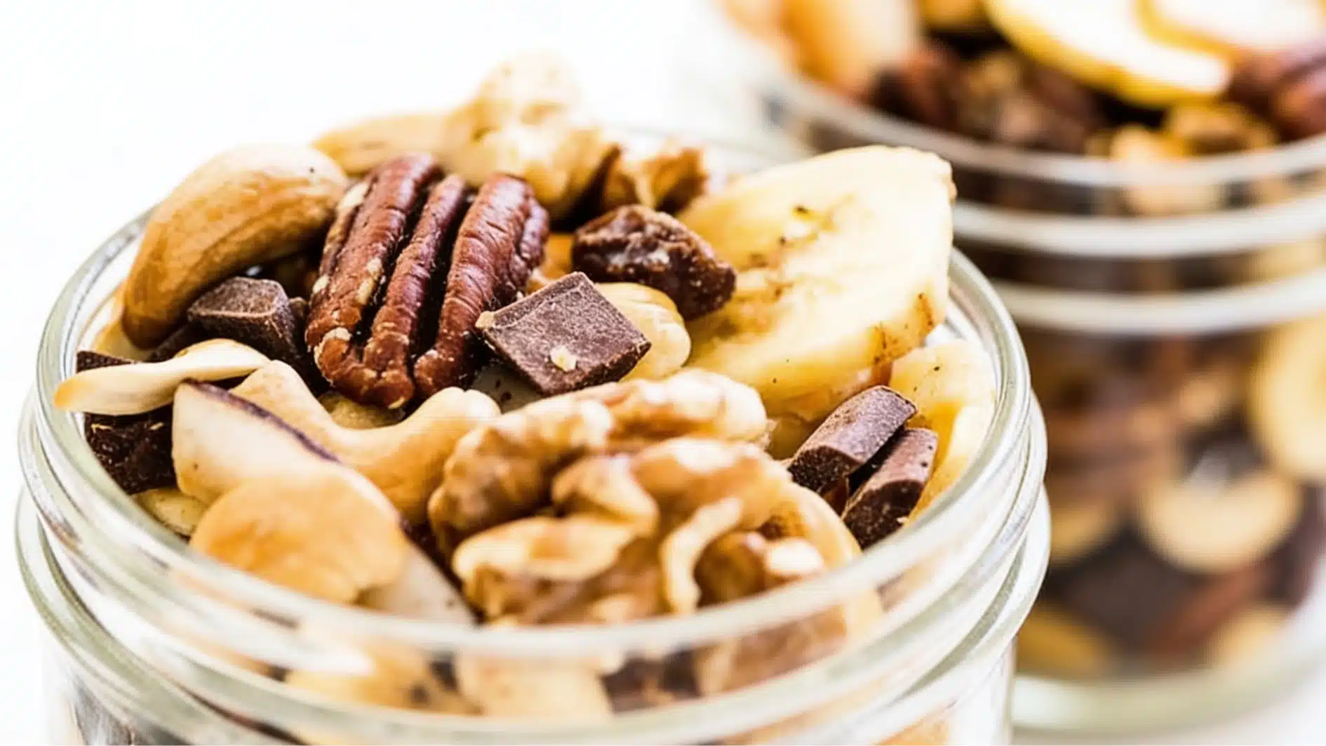 homemade trail mix with nuts and dried fruit