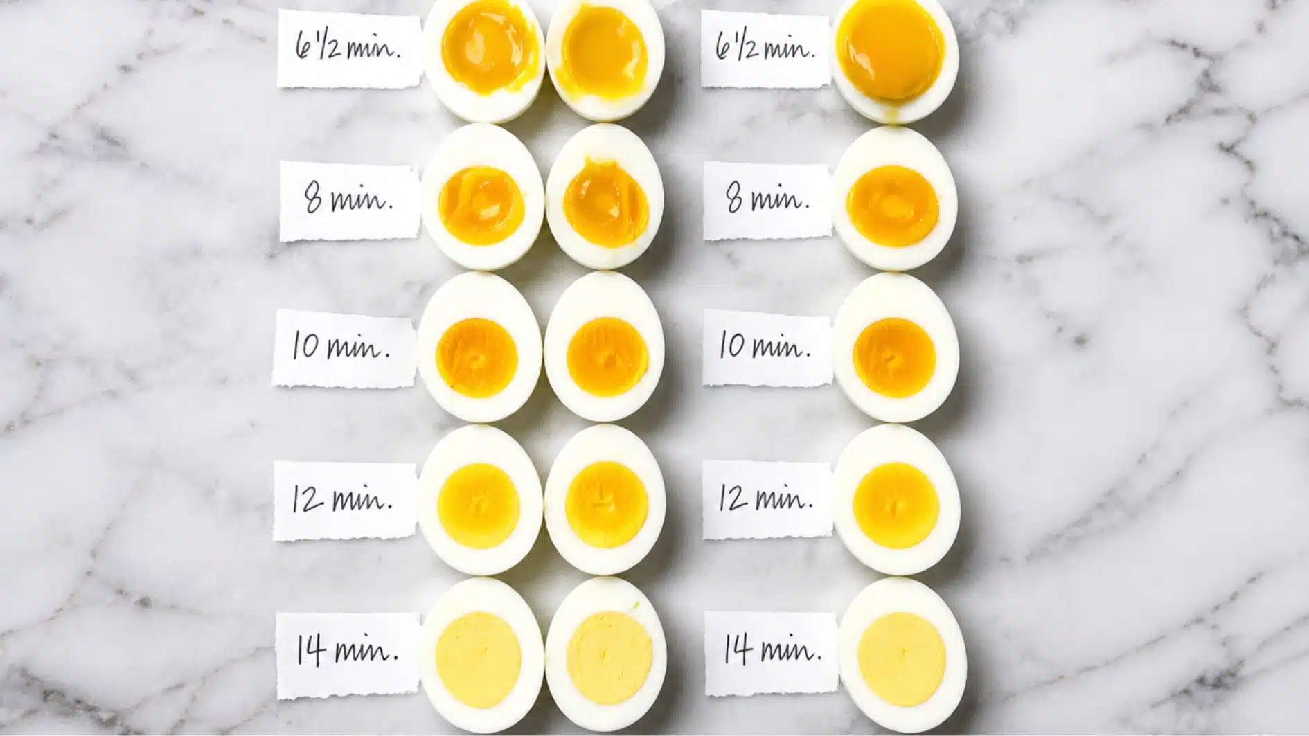 sliced hard boiled eggs on white plate