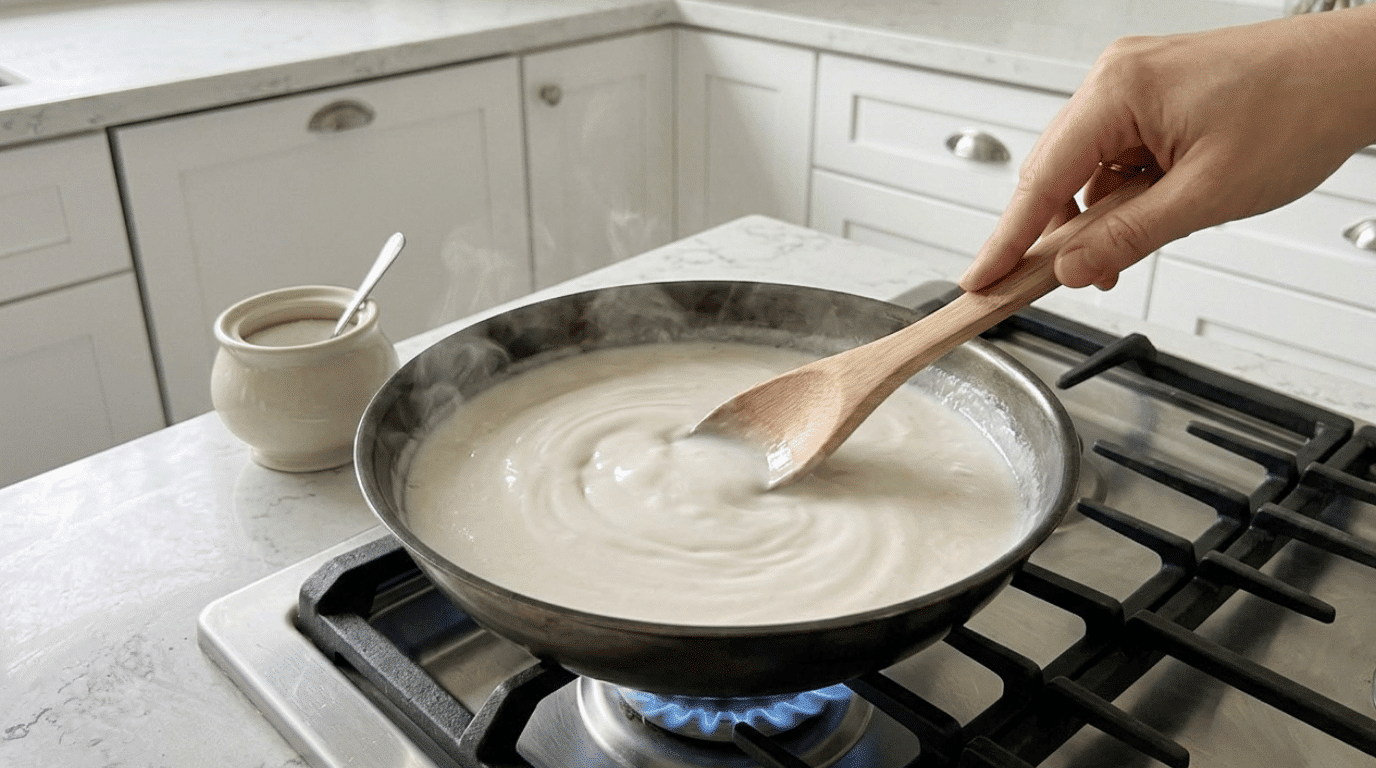 make the sweet coconut sauce
